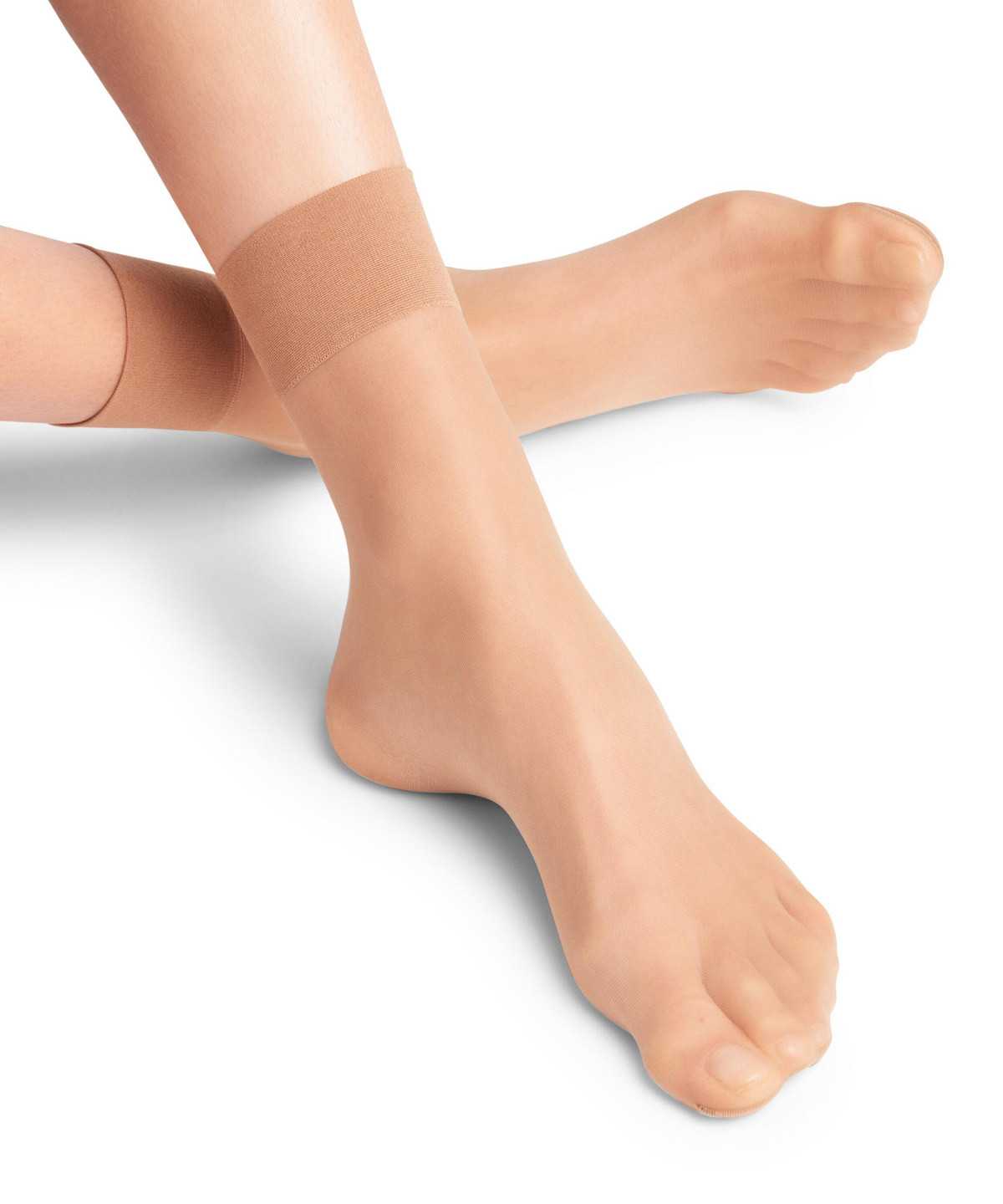 Falke Pure Matt 20 DEN Ankle socks Sokken Dames Beige | SFT-942305