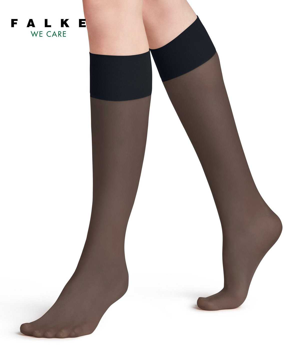 Falke Pure Matt 20 DEN Knee-high Socks Sokken Dames Blauw | PXD-218736