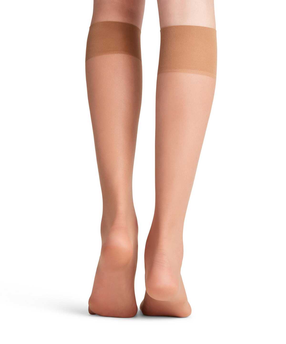 Falke Pure Matt 20 DEN Knee-high Socks Sokken Dames Beige | BNU-690821