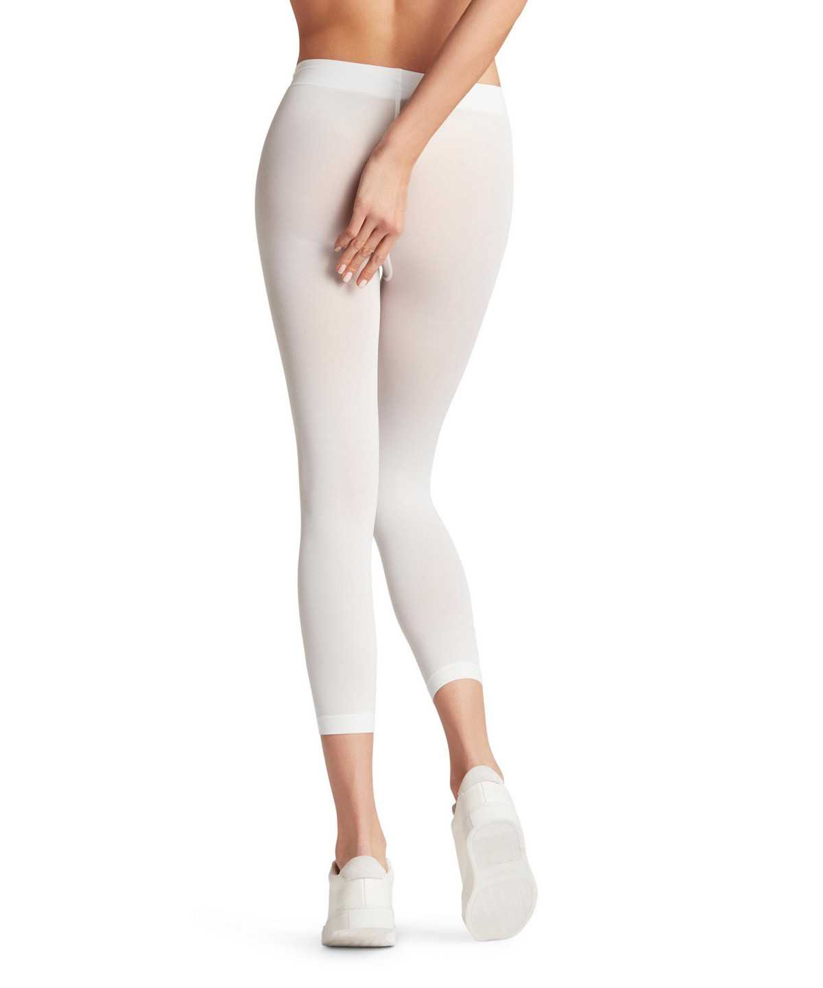 Falke Pure Matt 50 DEN Capri Leggings & Capri Dames Wit | HOF-675408