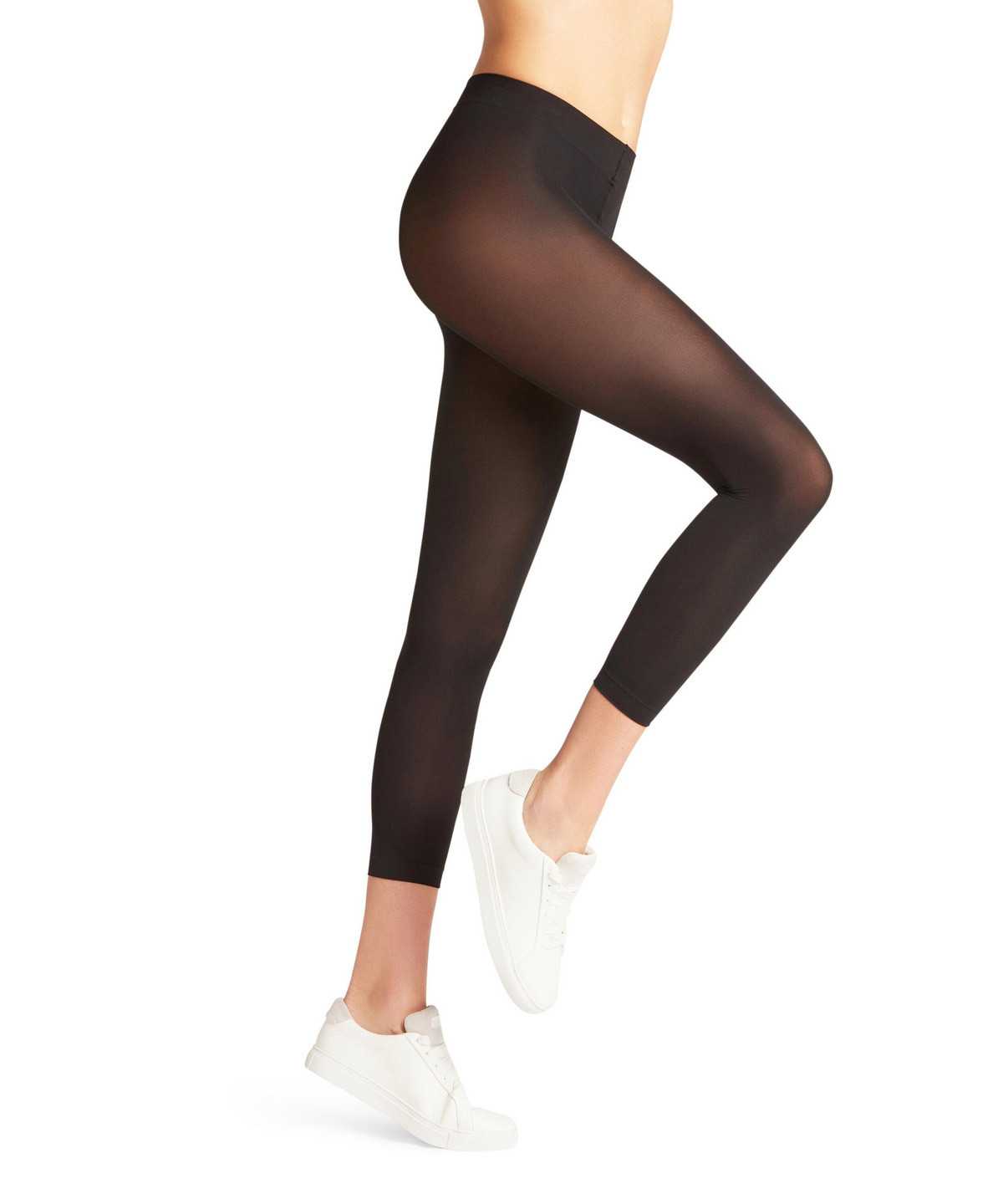 Falke Pure Matt 50 DEN Capri Leggings & Capri Dames Zwart | TNW-781024