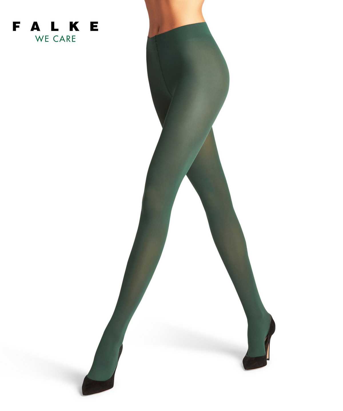 Falke Pure Matt 50 DEN Tights Tights Dames Groen | QKF-120748