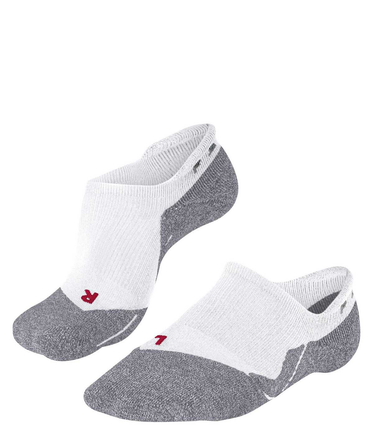 Falke RU3 Comfort Invisible Running Invisibles Sports Socks Dames Wit | KBI-064892