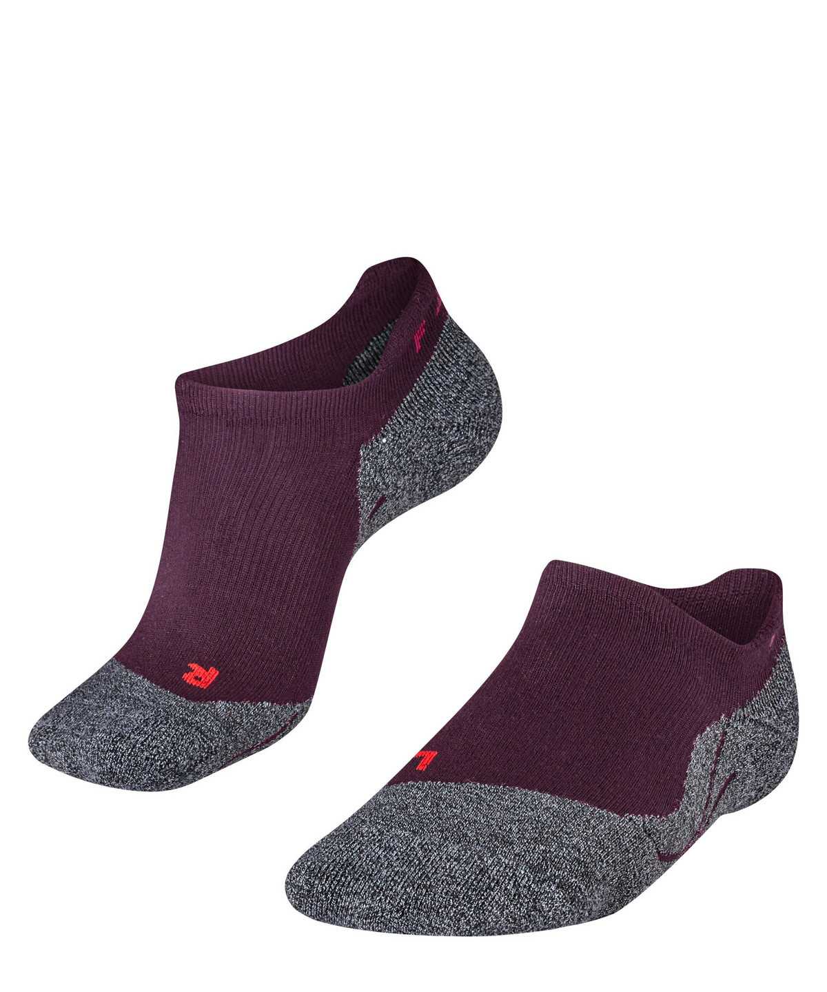 Falke RU3 Comfort Invisible Running Invisibles Sports Socks Dames Rood | MTX-809324