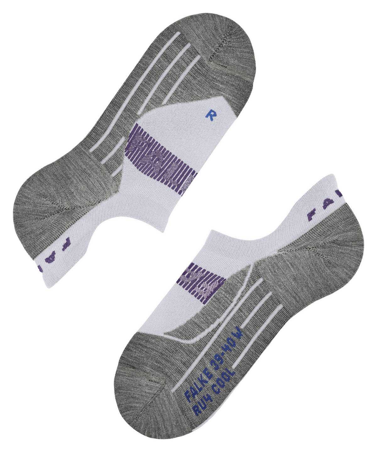 Falke RU4 Endurance Cool Invisible Running Invisibles Sports Socks Dames Wit | MLC-384167