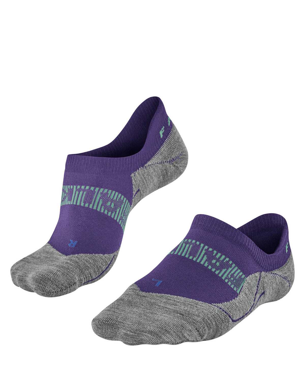 Falke RU4 Endurance Cool Invisible Running Invisibles Sports Socks Dames Paars | HLO-315478