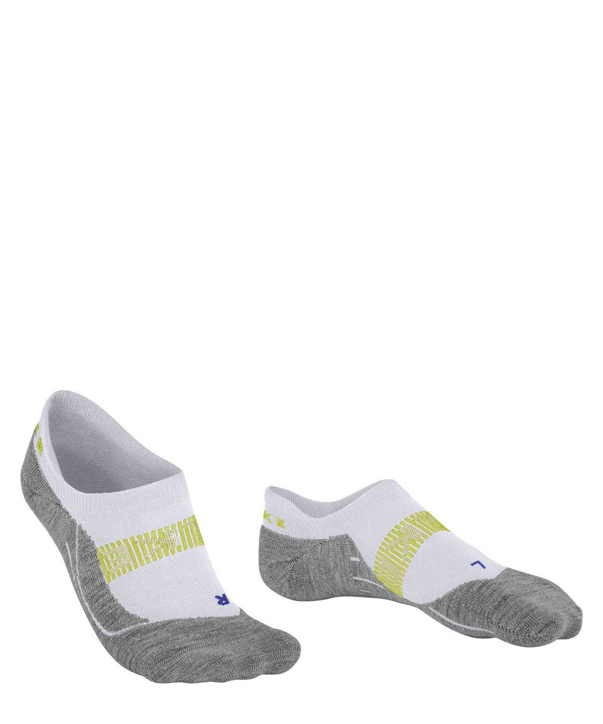 Falke RU4 Endurance Cool Invisible Running Invisibles No Show Socks Heren Wit | KSJ-042839