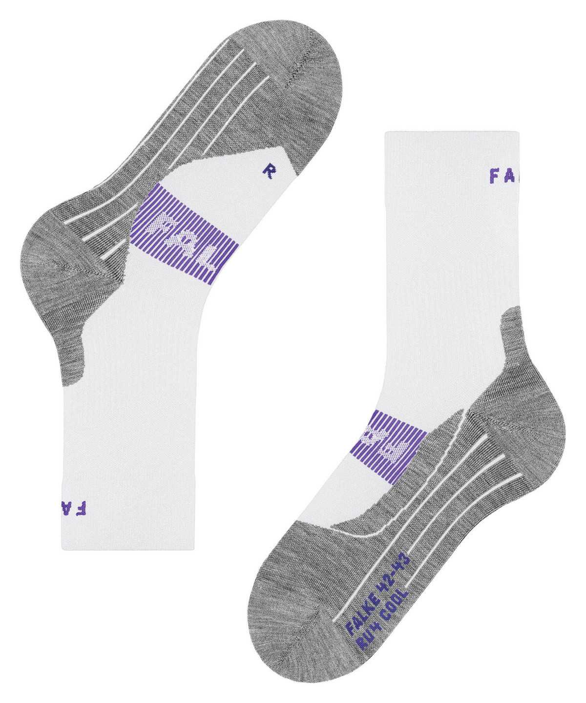 Falke RU4 Endurance Cool Running Socks Sports Socks Dames Wit | UMQ-875196