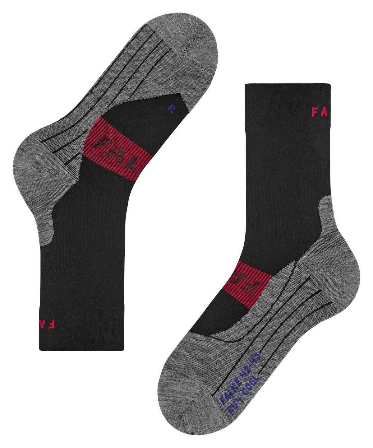 Falke RU4 Endurance Cool Running Socks Sports Socks Dames Zwart | CUR-930618