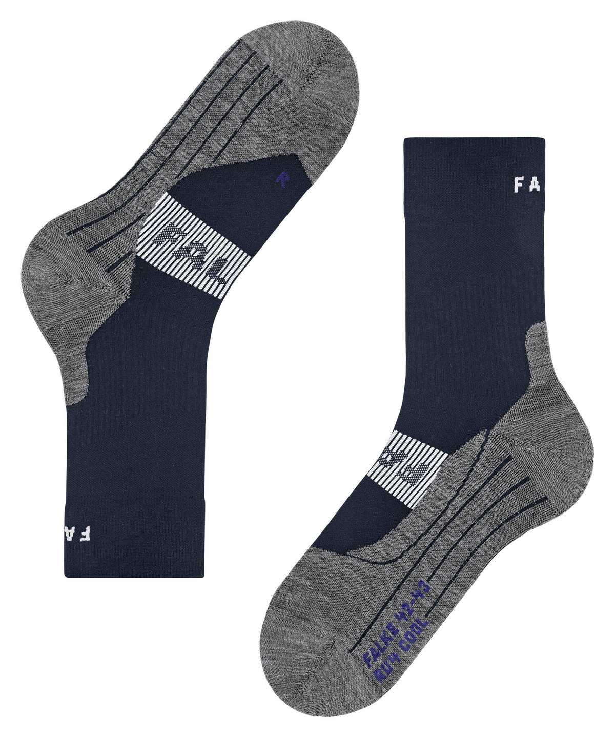 Falke RU4 Endurance Cool Running Socks Sokken Heren Blauw | QPJ-074938