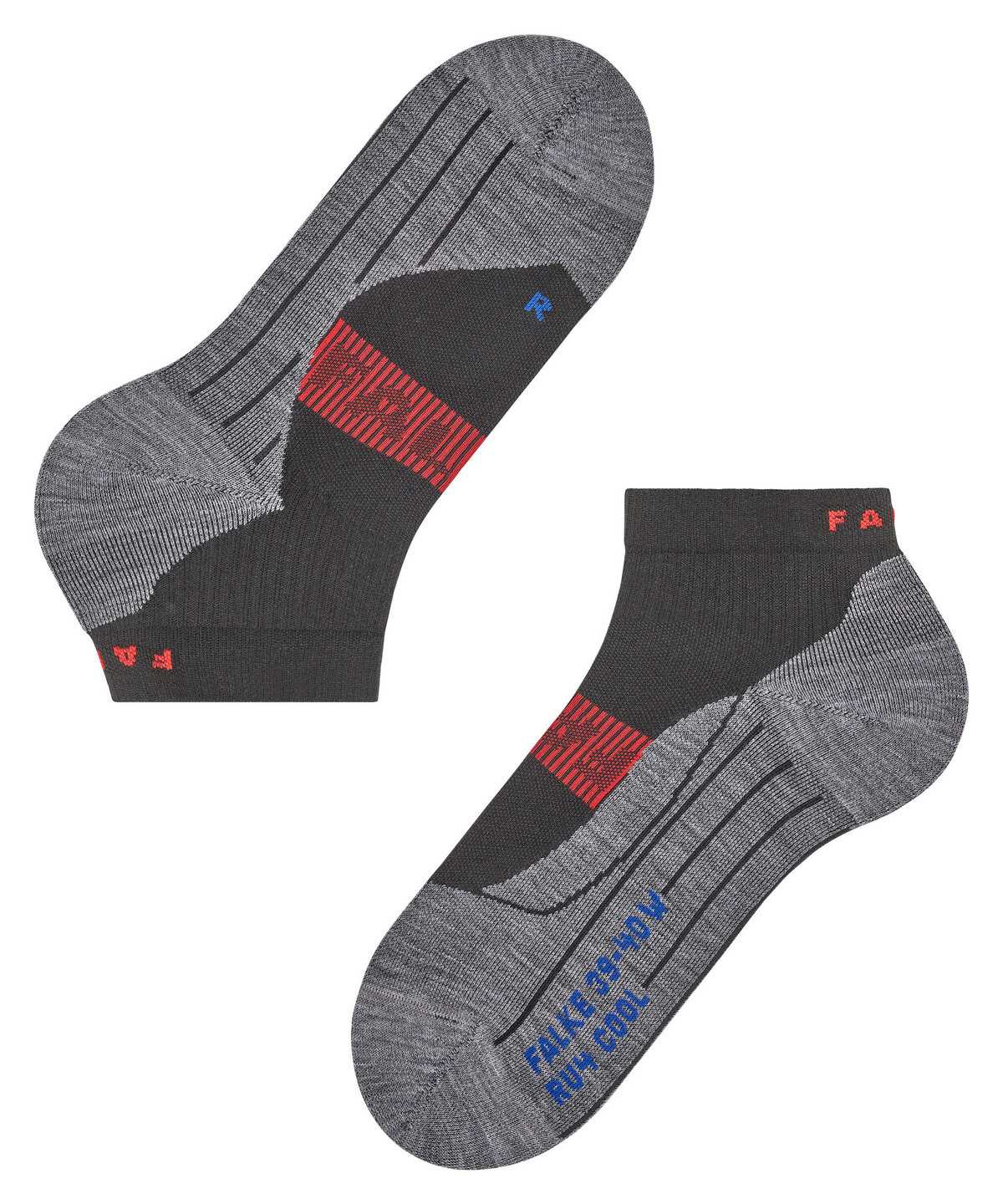 Falke RU4 Endurance Cool Short Running Short sock Sokken Heren Zwart | BFV-081493