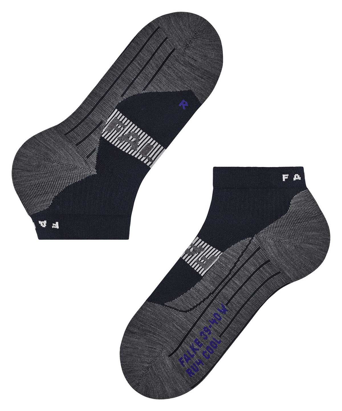 Falke RU4 Endurance Cool Short Running Short sock Sokken Heren Blauw | NPT-194678