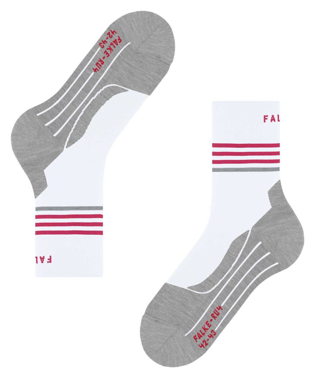 Falke RU4 Endurance Reflect Running Socks Sports Socks Dames Wit | FEN-852960