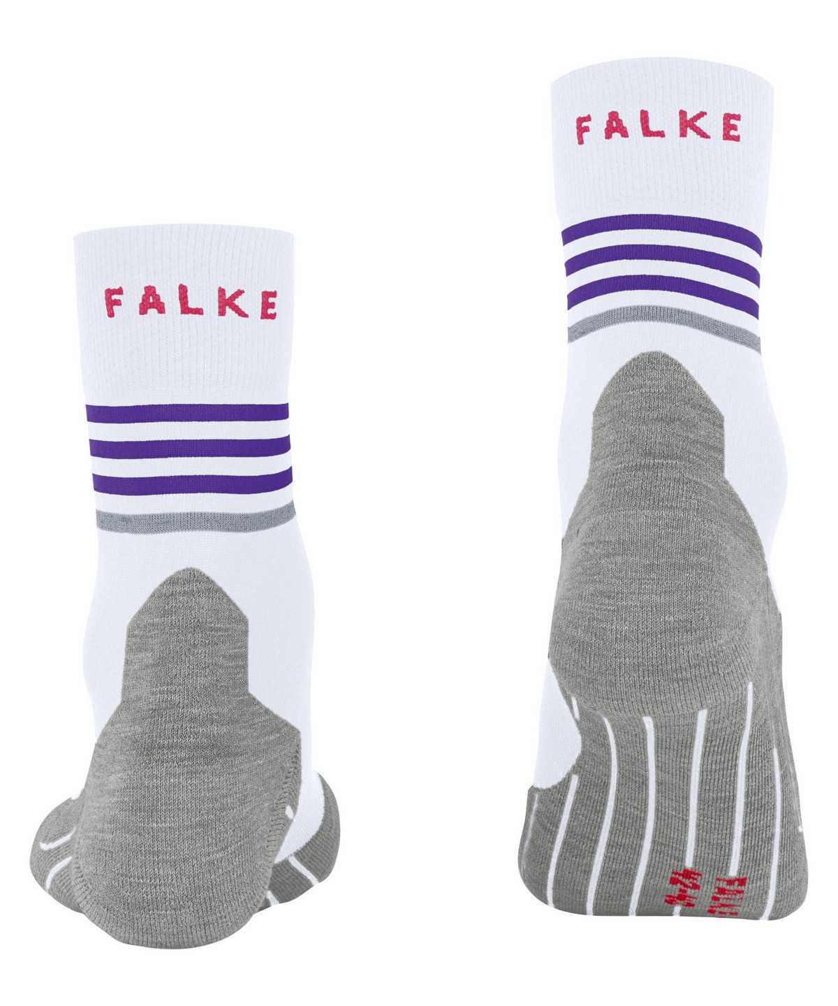 Falke RU4 Endurance Reflect Running Socks Sports Socks Dames Wit | GFZ-218049