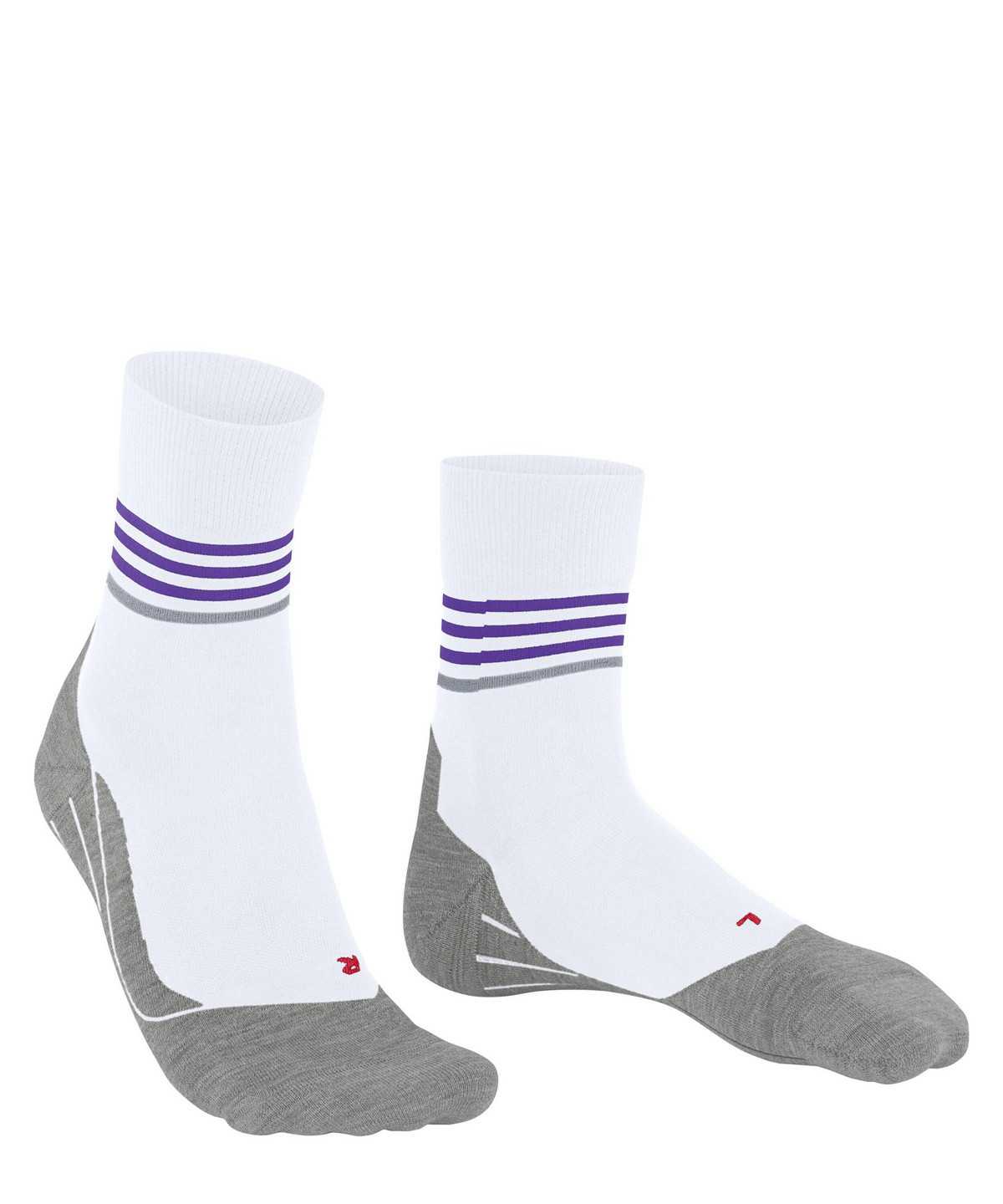 Falke RU4 Endurance Reflect Running Socks Sports Socks Dames Wit | GFZ-218049