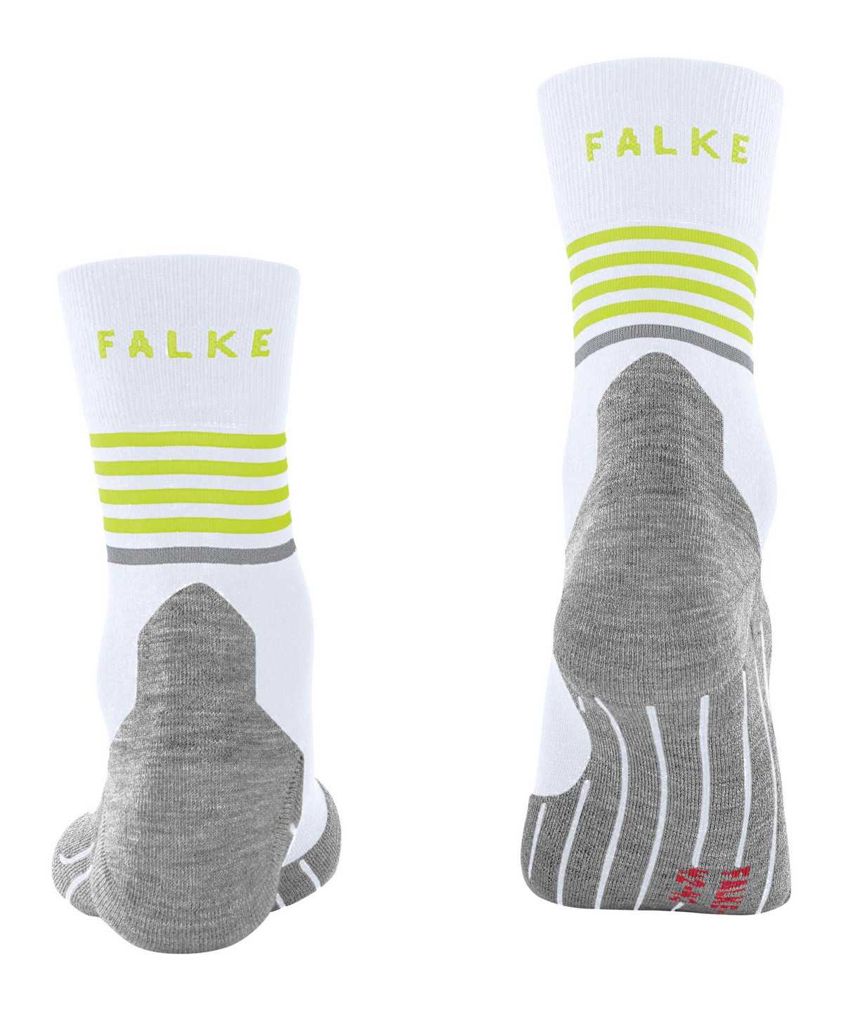 Falke RU4 Endurance Reflect Running Socks Sokken Heren Wit | KQW-289567