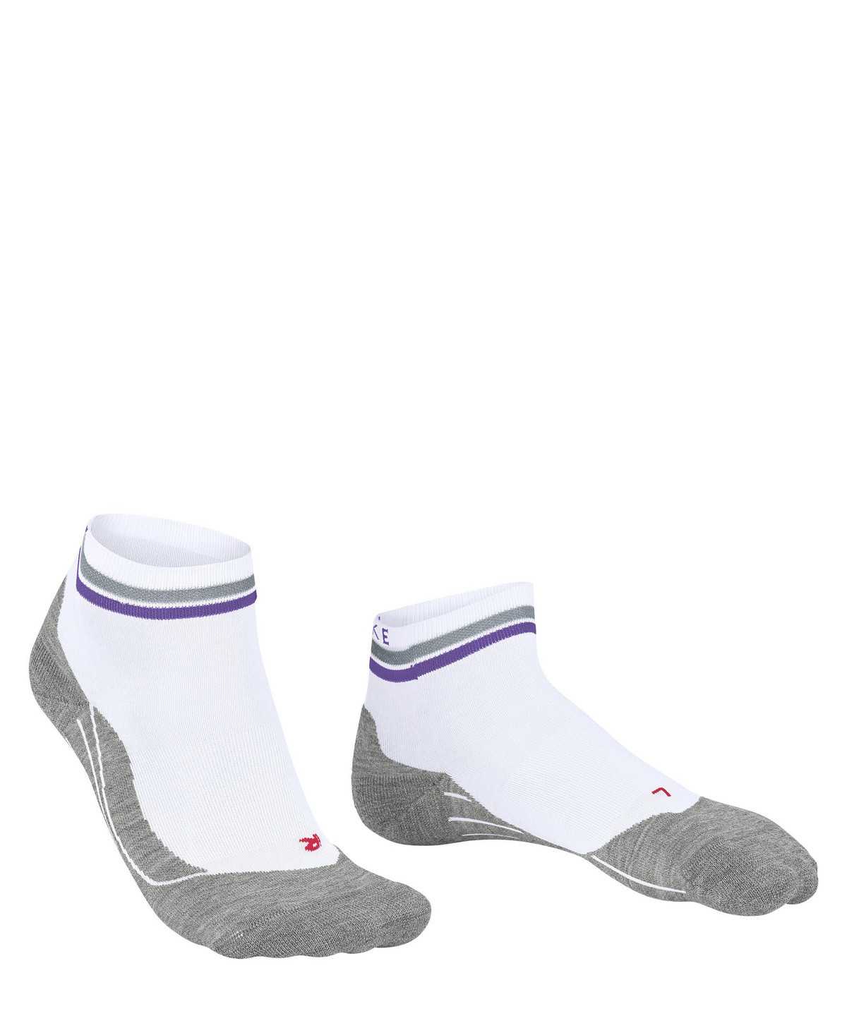 Falke RU4 Endurance Short Reflect Running Short sock Sports Socks Dames Wit | FZI-329740