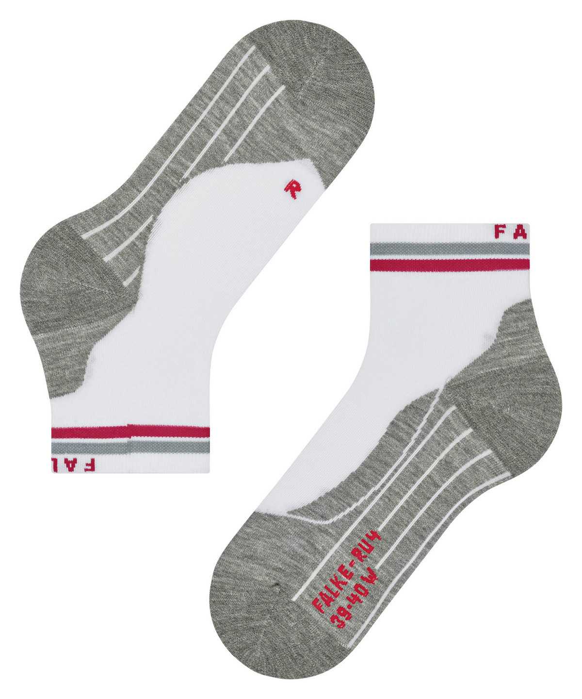 Falke RU4 Endurance Short Reflect Running Short sock Sports Socks Dames Wit | EYQ-140893