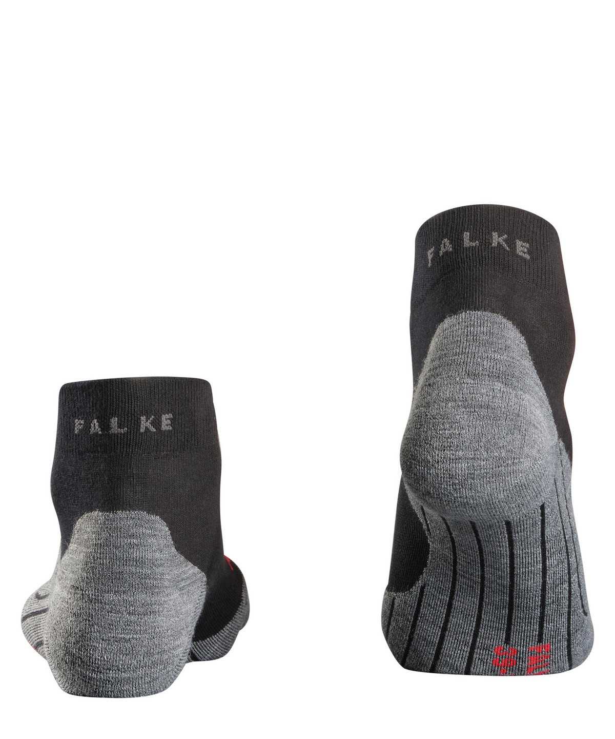 Falke RU4 Endurance Short Running Short sock Sports Socks Dames Zwart | MOL-176902