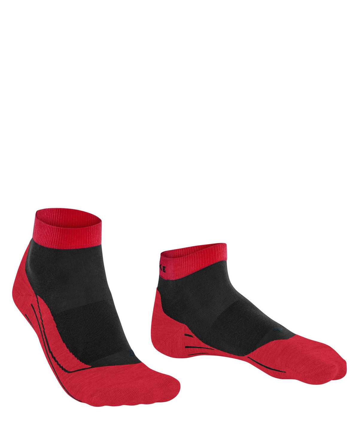 Falke RU4 Endurance Short Running Short sock Sokken Heren Zwart | YIW-356709