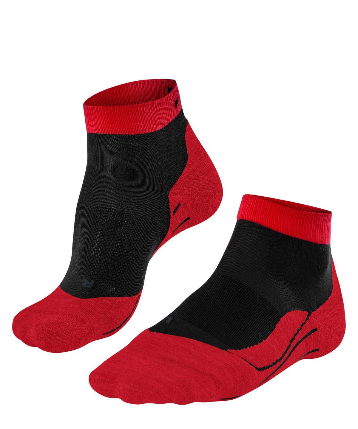 Falke RU4 Endurance Short Running Short sock Sokken Heren Zwart | YIW-356709