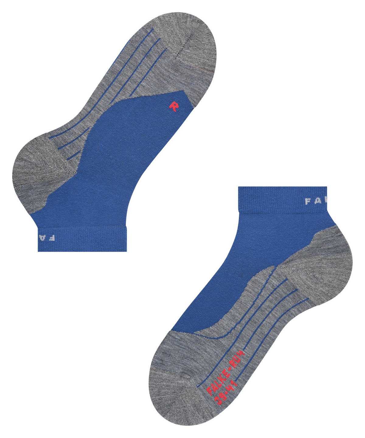 Falke RU4 Endurance Short Running Short sock Sokken Heren Blauw | TPR-792301