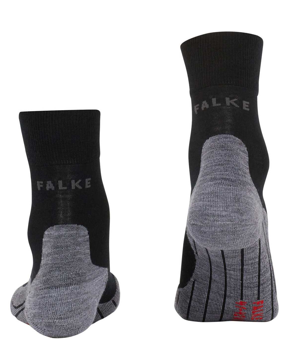 Falke RU4 Endurance Wool Running Socks Sports Socks Dames Zwart | FBO-213406