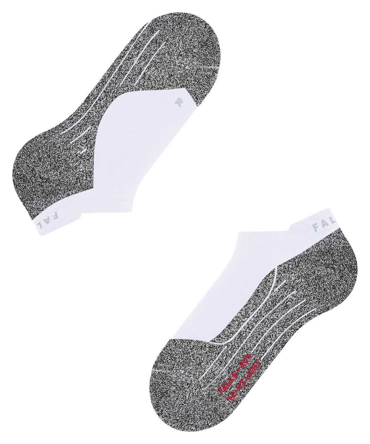 Falke RU4 Light Performance Invisible Running Invisibles Sports Socks Dames Wit | XCI-085247