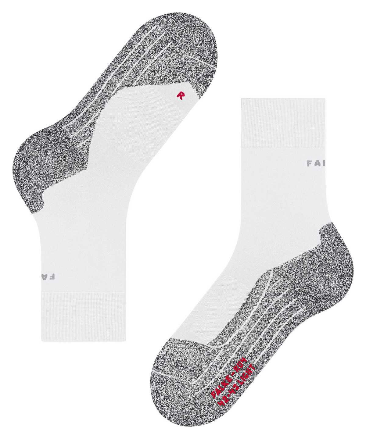 Falke RU4 Light Performance Running Socks Sokken Heren Wit | OYA-470586