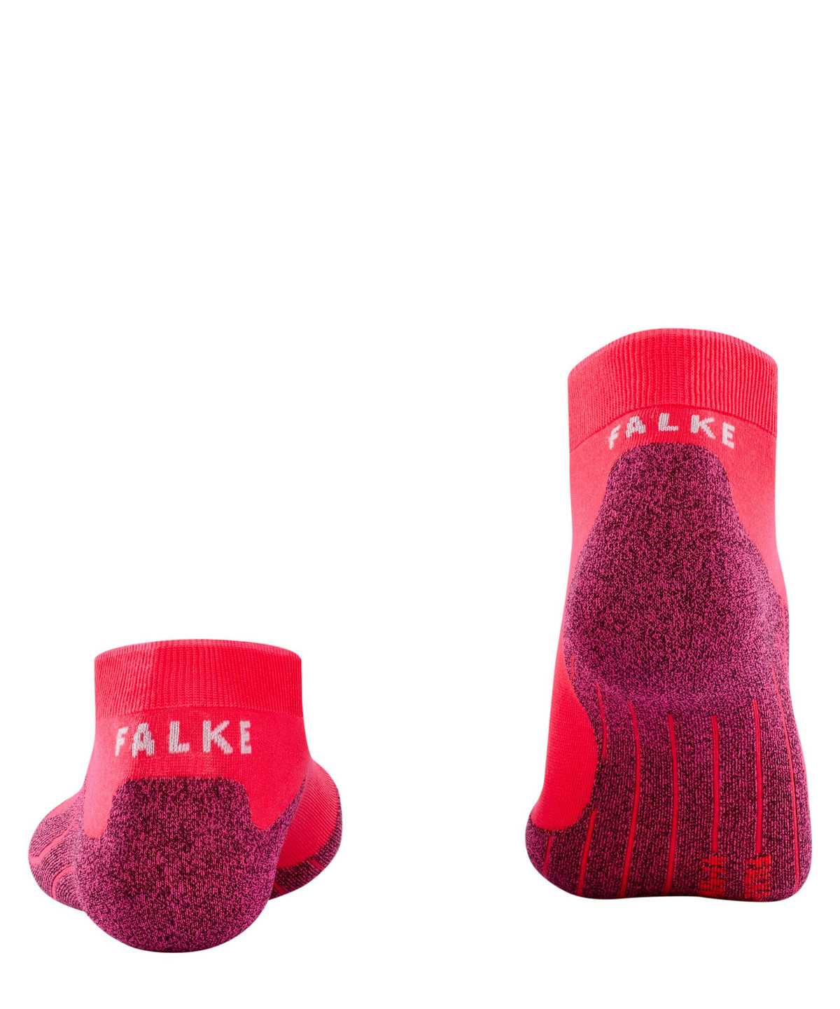 Falke RU4 Light Performance Short Running Short sock Sports Socks Dames Rood | PHZ-796108