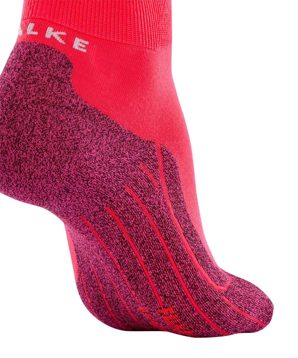 Falke RU4 Light Performance Short Running Short sock Sports Socks Dames Rood | PHZ-796108