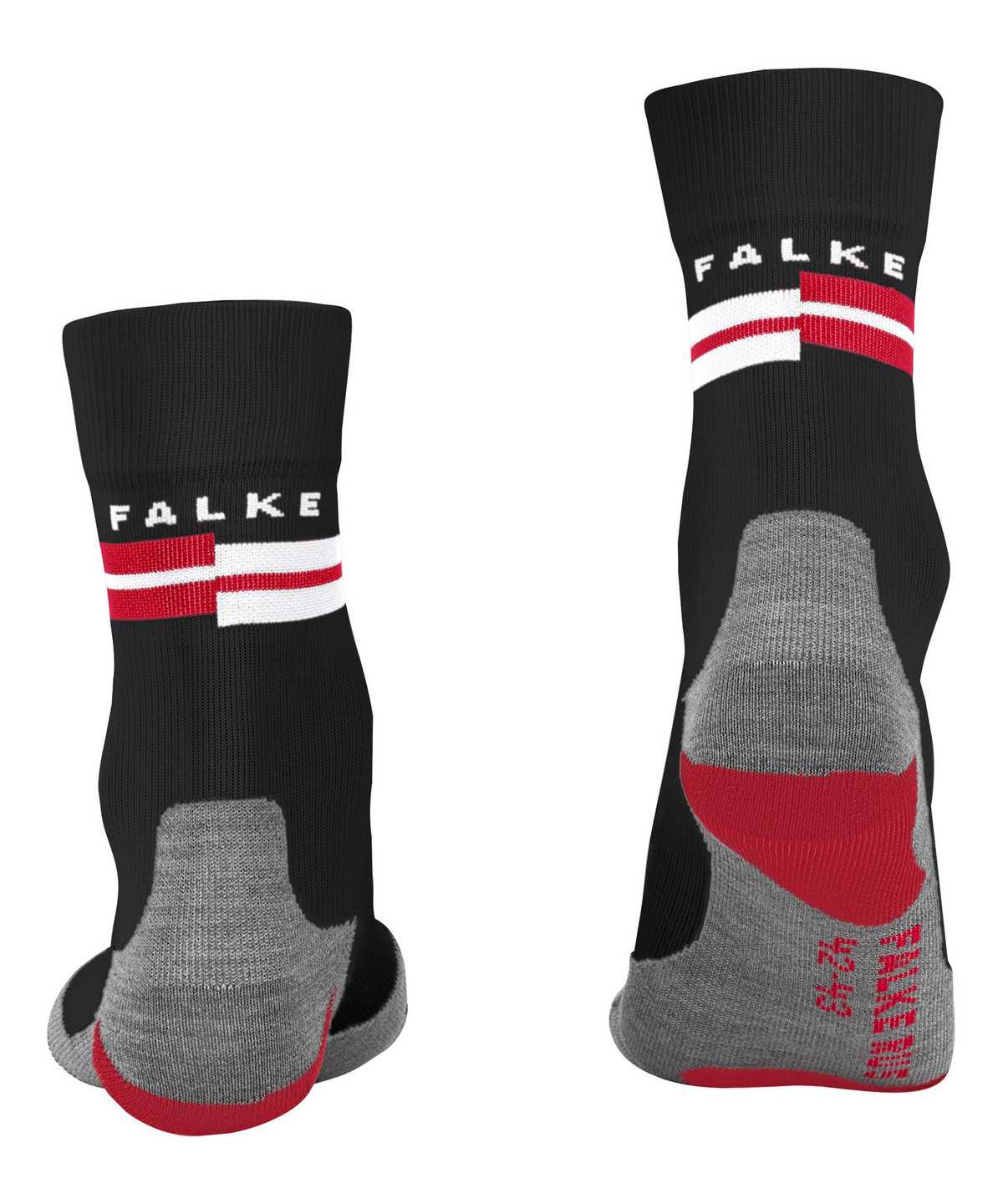 Falke RU5 Race Running Socks Sokken Heren Zwart | PKX-489351