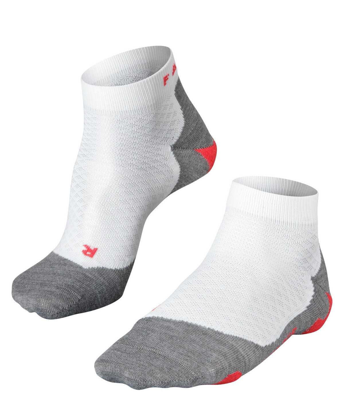 Falke RU5 Race Short Running Short sock Sports Socks Dames Wit | EVS-478903