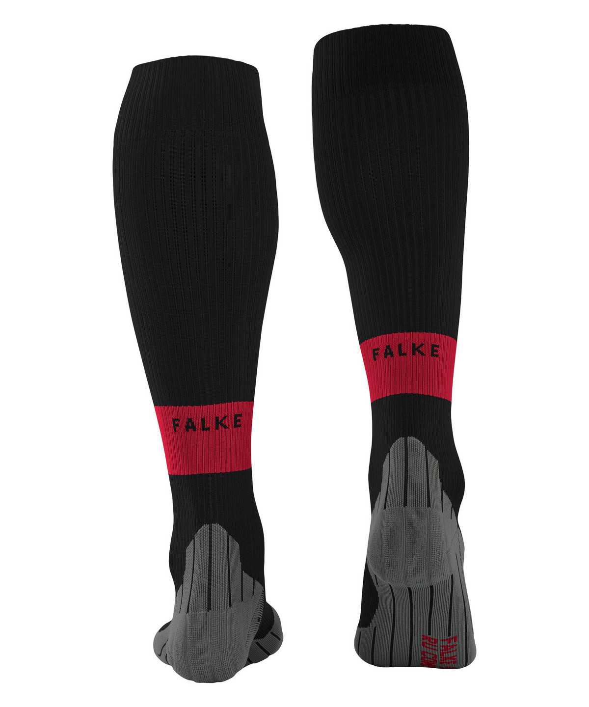 Falke RU Compression Energy Running Knee-high Socks Sokken Heren Zwart | UBL-902518