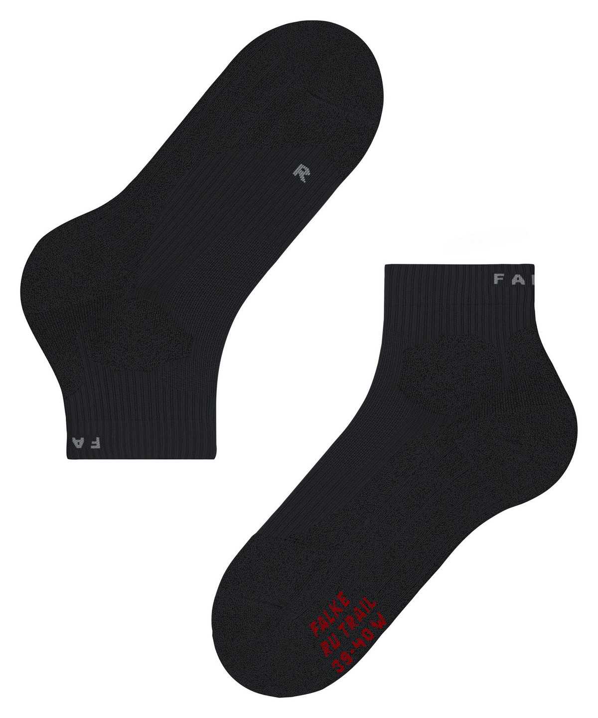 Falke RU Trail Running Socks Sokken Heren Zwart | JBU-041862