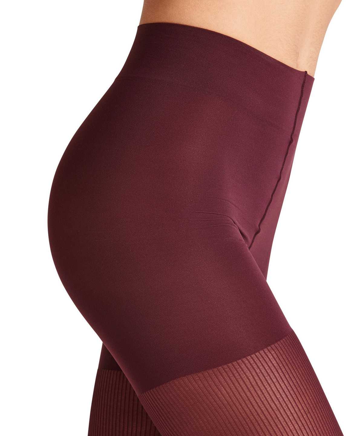 Falke Rib Shaping 50 DEN Tights Tights Dames Rood | JUH-504178