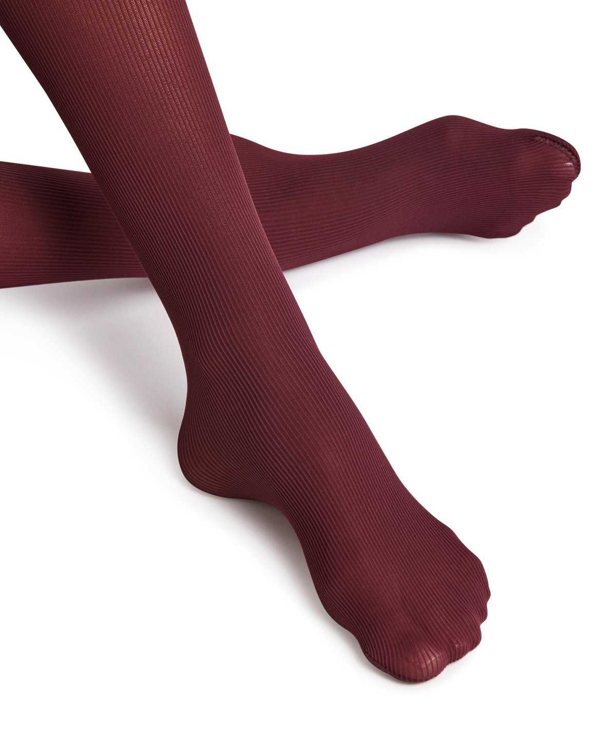 Falke Rib Shaping 50 DEN Tights Tights Dames Rood | JUH-504178