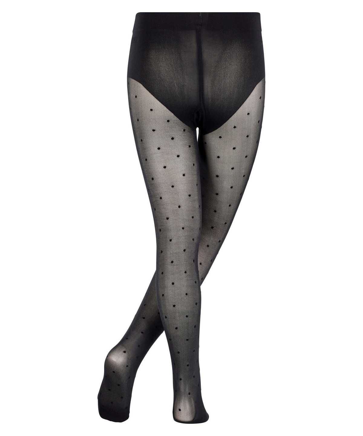 Falke Romantic Dot Tights Tights Kinderen Zwart | SAR-017643