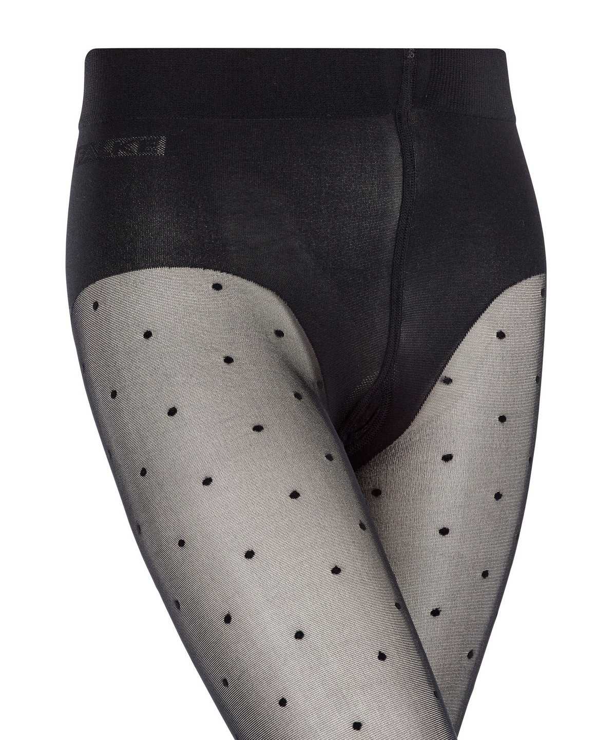 Falke Romantic Dot Tights Tights Kinderen Zwart | SAR-017643