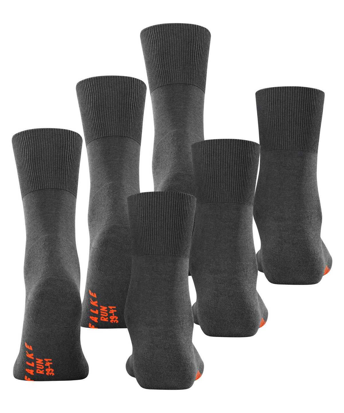 Falke Run 3-Pack Socks Sokken Dames Grijs | UEX-708459