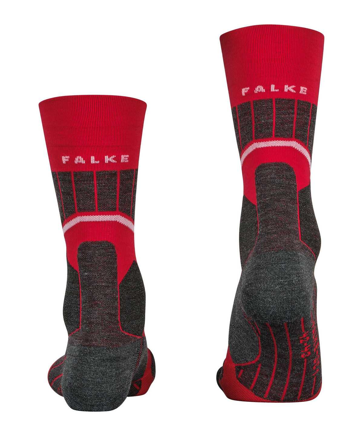 Falke SC1 Skiing Socks Sokken Heren Rood | EYS-193580