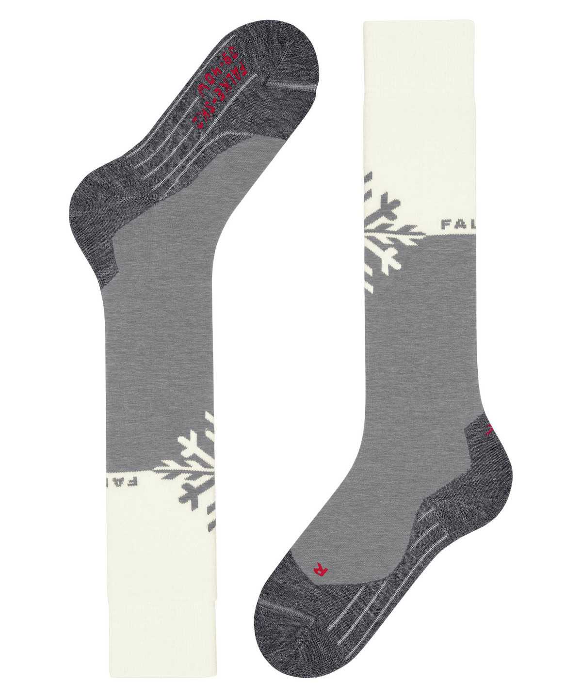 Falke SK2 Intermediate Skiing Knee-high Socks Sports Socks Dames Grijs | NIT-274369