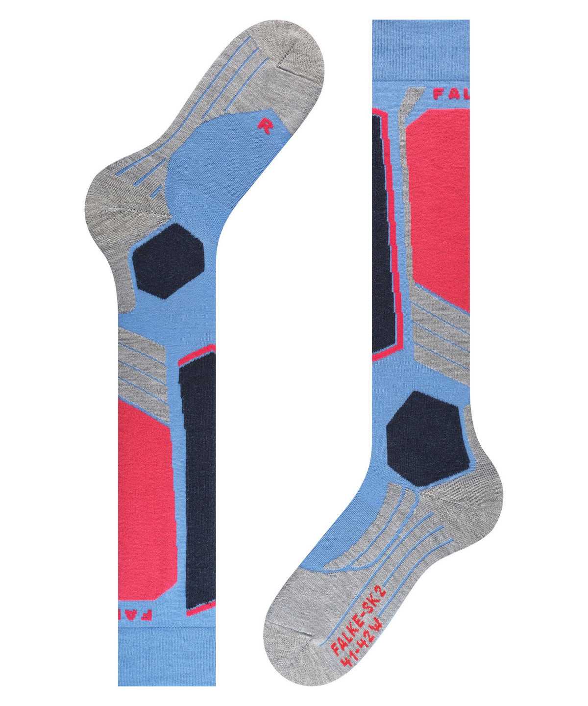 Falke SK2 Intermediate Skiing Knee-high Socks Sports Socks Dames Blauw | AGJ-701234