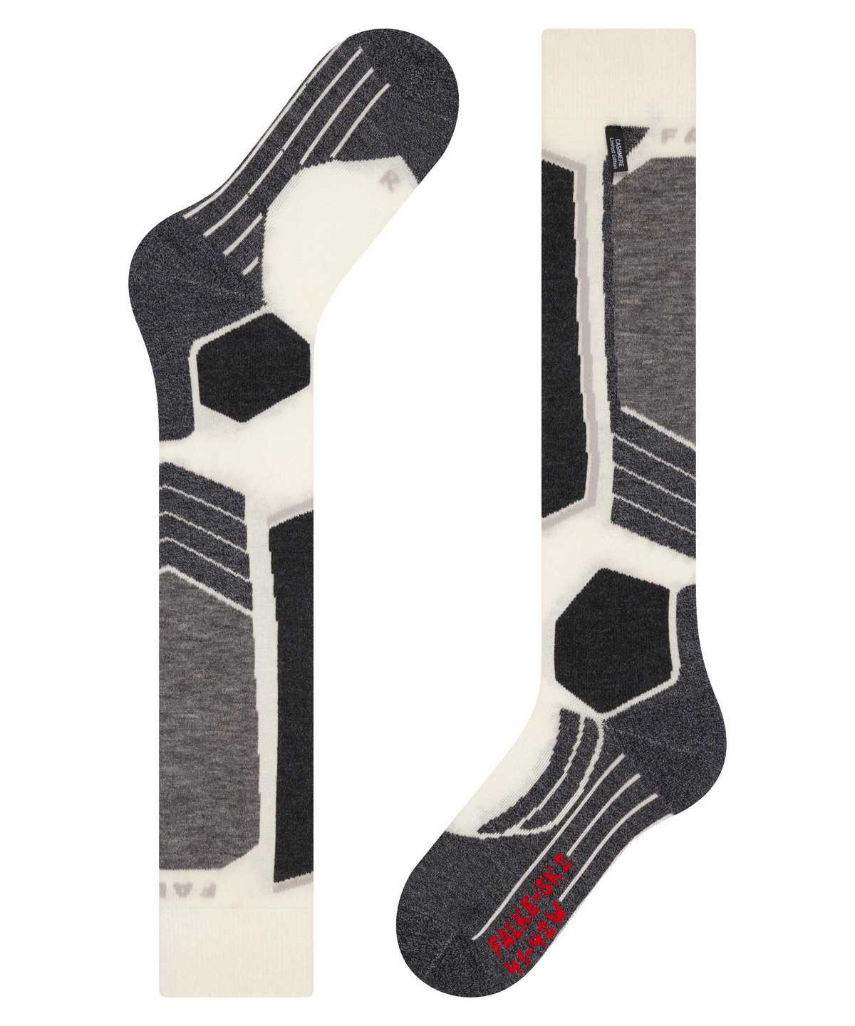 Falke SK2 Intermediate Skiing Knee-high Socks Sports Socks Dames Wit | VWY-635721