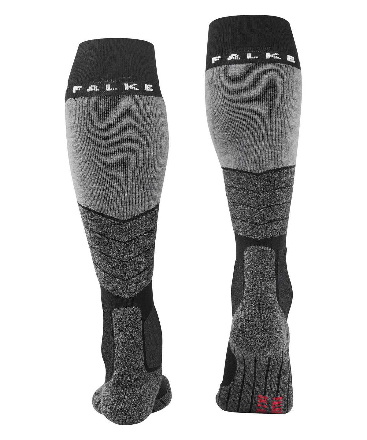 Falke SK2 Intermediate Vegan Skiing Knee-high Socks Sokken Heren Zwart | GOS-390562