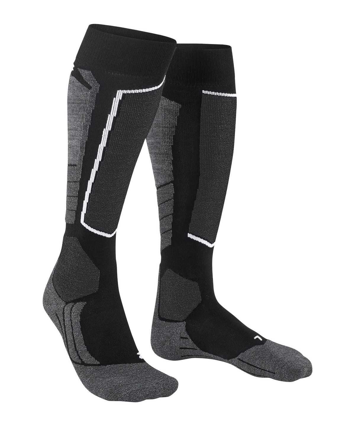 Falke SK2 Intermediate Vegan Skiing Knee-high Socks Sokken Heren Zwart | GOS-390562