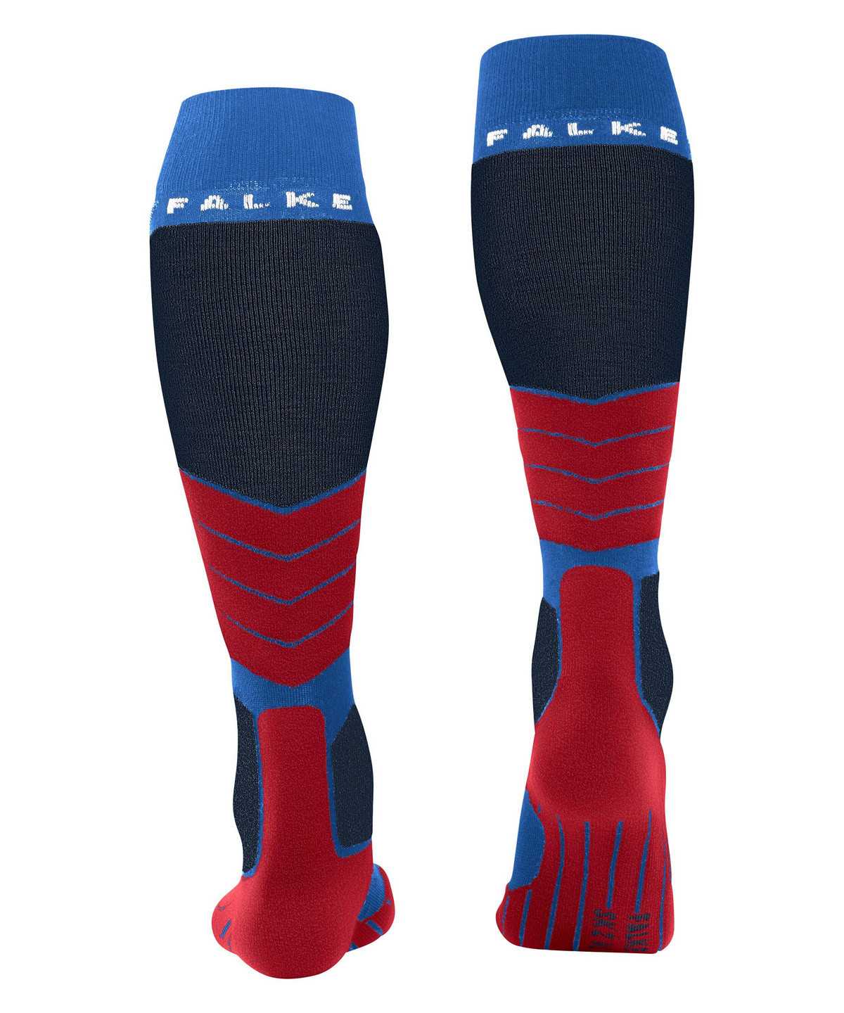 Falke SK2 Intermediate Vegan Skiing Knee-high Socks Sokken Heren Blauw | OSZ-150237