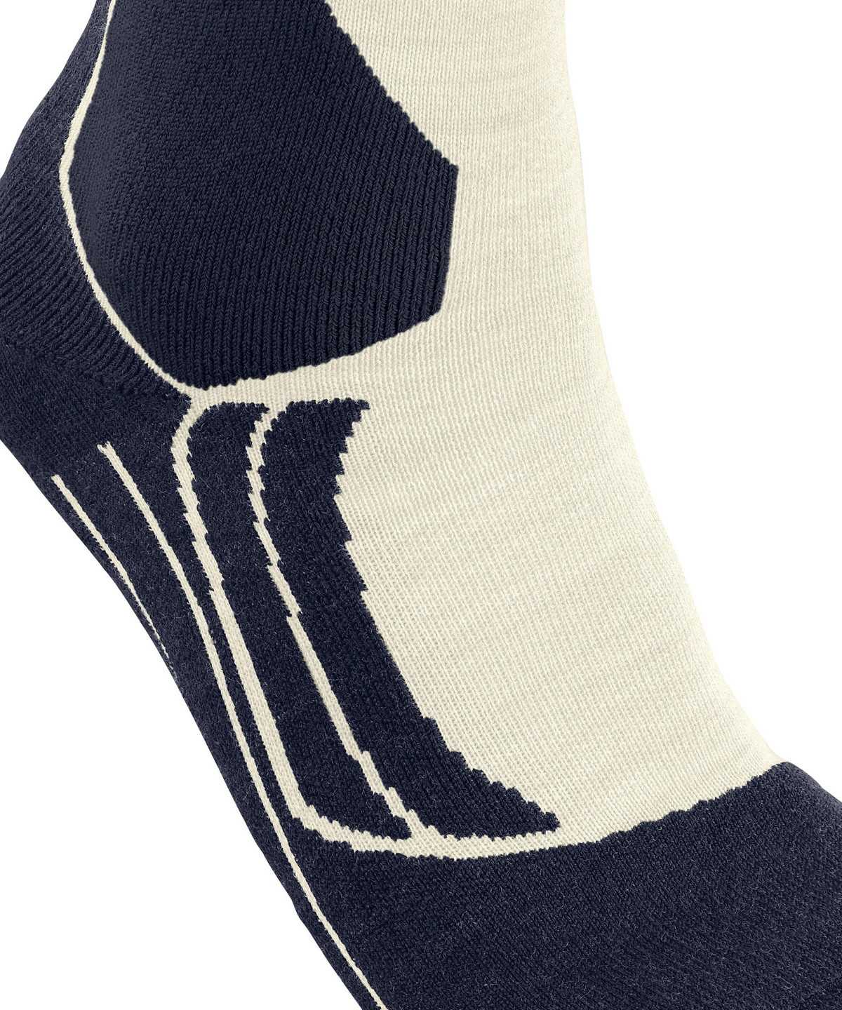 Falke SK2 Intermediate Wool Skiing Knee-high Socks Sokken Heren Wit | FST-198320