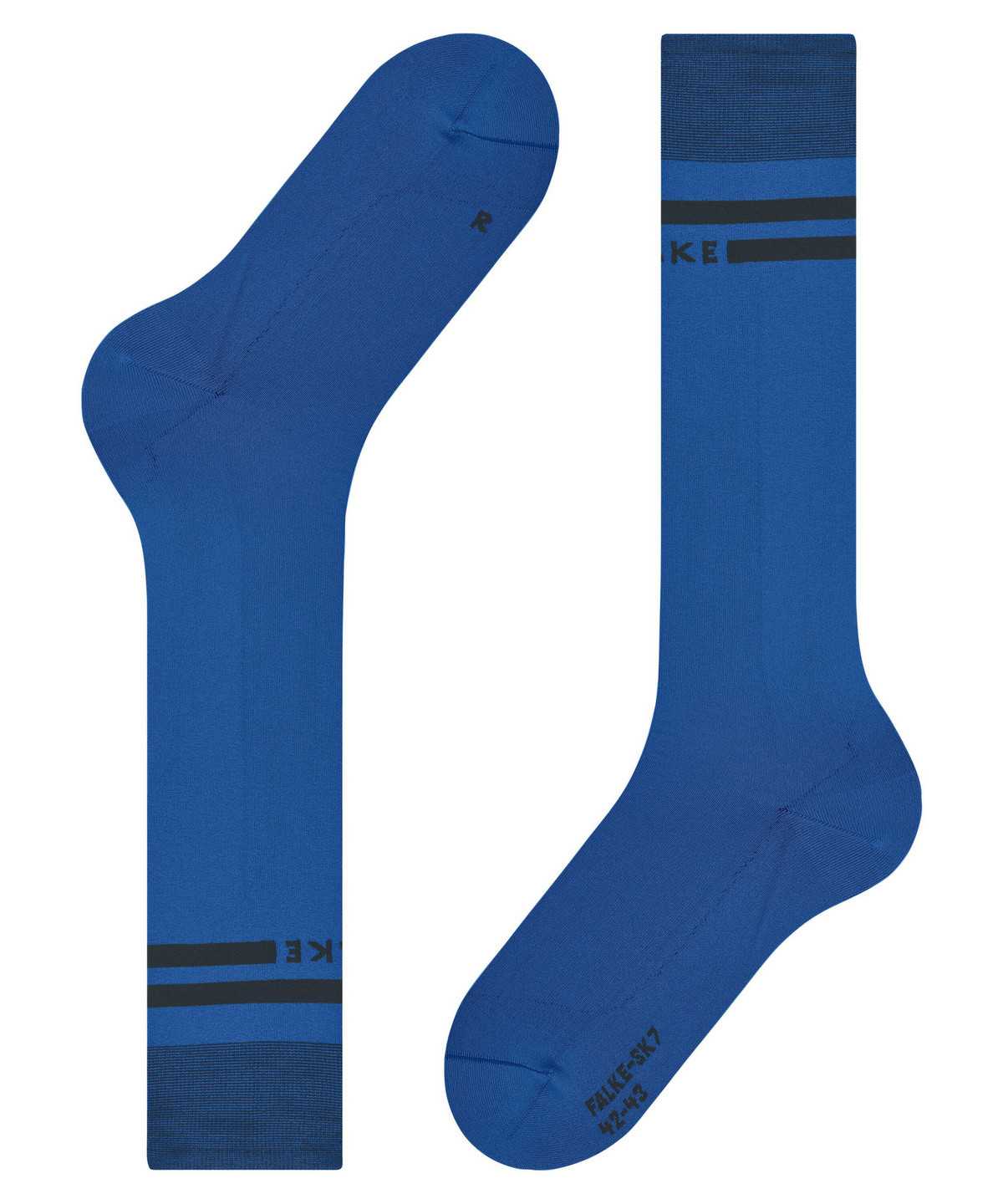 Falke SK7 Race Skiing Knee-high Socks Sports Socks Dames Blauw | BRK-817394