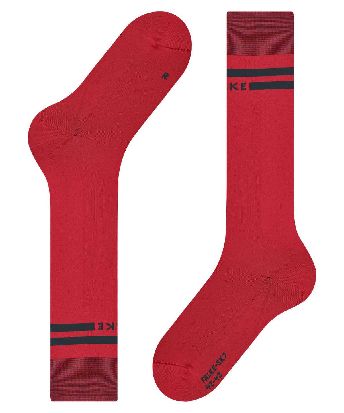 Falke SK7 Race Skiing Knee-high Socks Sports Socks Dames Rood | RDM-406198